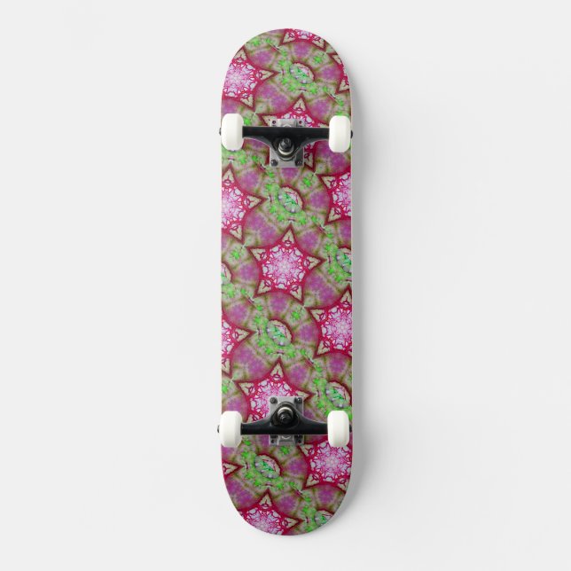 SKATE ABSTRACT BLUE PINK PURPLE STARS (Frente)