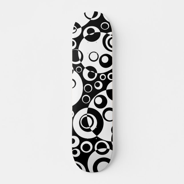 Skate Abstract Bubbles 02 - B/W (Frente)