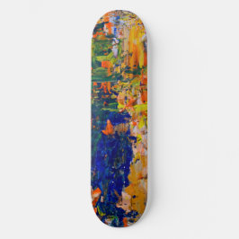 Skate Abstract Color Strokes from Artist’s Palette