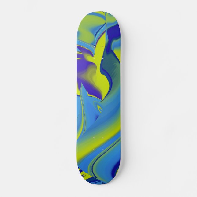 Skate Abstrakt regenbogen (Frente)