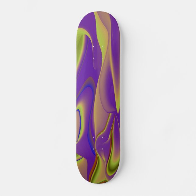 Skate Abstrakt Regenbogen (Frente)