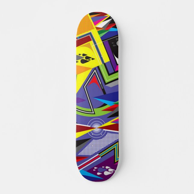 Skate abstrato (Frente)