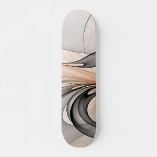 Skate Abstrato Anthracite Cinza Siena Moderna Arte Fract