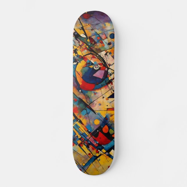 Skate Abstrato Art (Frente)