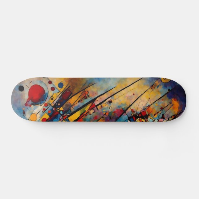 Skate Abstrato Art (Horz)