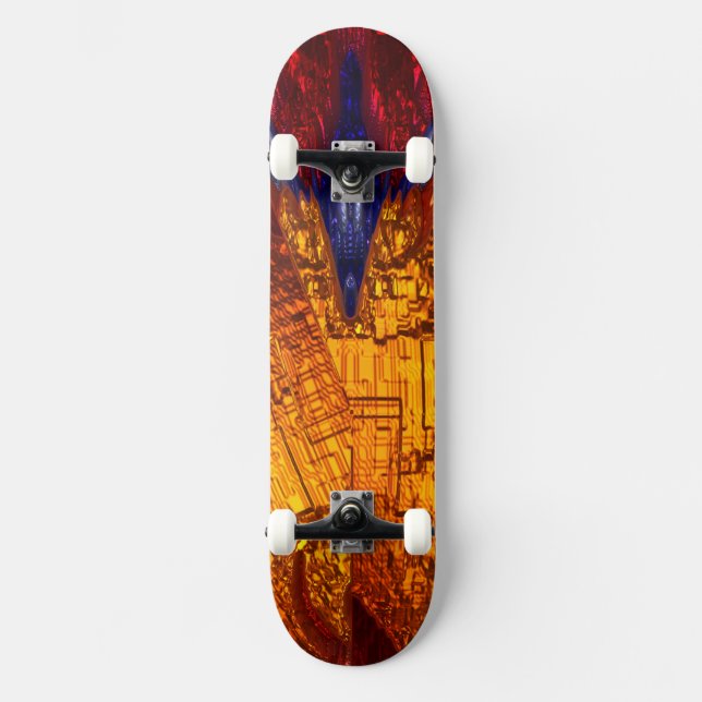 Skate Abstrato Art 66 skateboards (Frente)