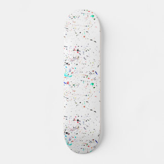 Skate Abstrato Art Paint Splashes Spothes