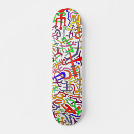Skate ABSTRATO ARTBOARD (fundo branco)