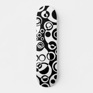 Skate Abstrato Bubbles 01 - B/W