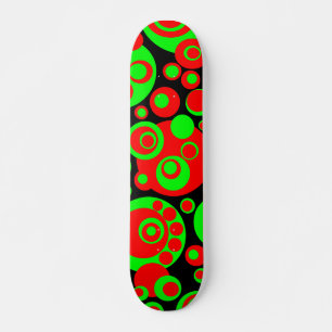 Skate Abstrato Bubbles 03 - Retro