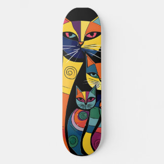 Skate Abstrato Cat Kitten