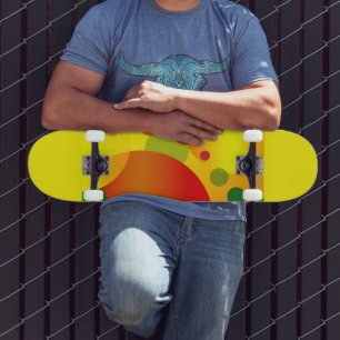 SKATE ABSTRATO CÍRCULOS