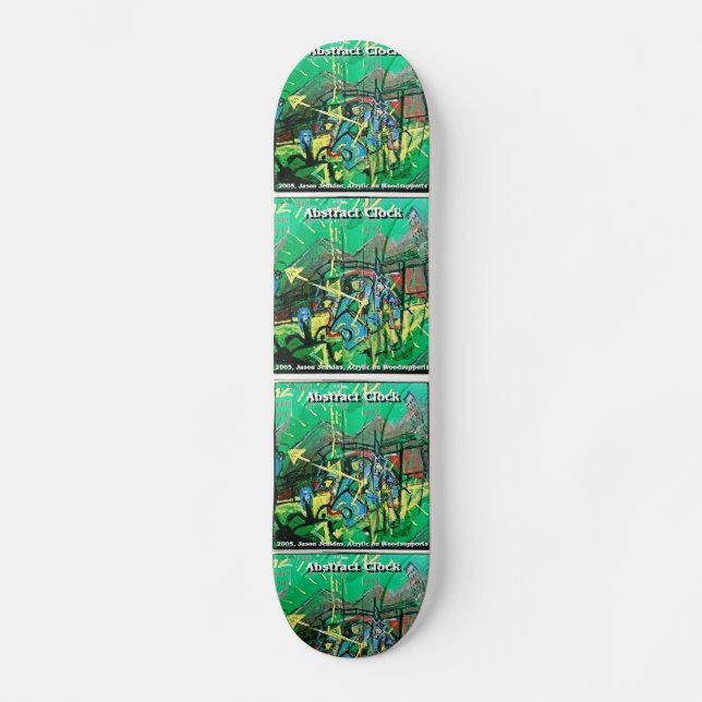 SKATE ABSTRATO CLOCK (Frente)