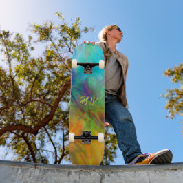 Skate Abstrato Colorido