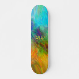 Skate Abstrato Colorido