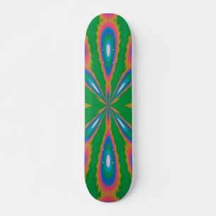 Skate Abstrato de Arte do Jardim Funky