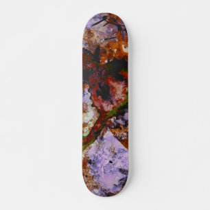 Skate Abstrato de mármore do Crystal Geode Quartz