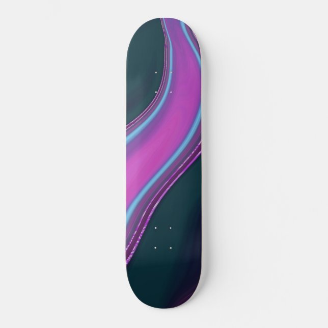 Skate abstrato de padrão (Frente)