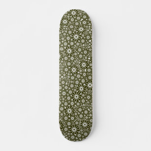 Skate Abstrato de roda de estrelas - Murky Green em bran