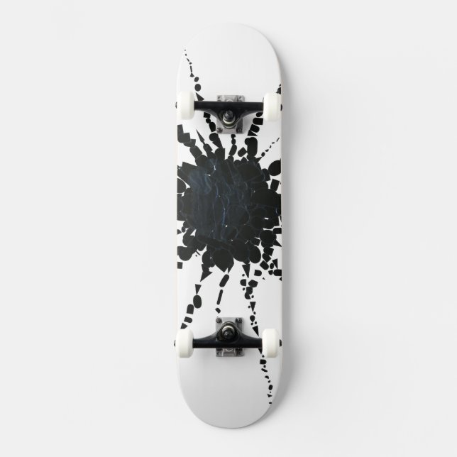Skate Abstrato em fita e formas alfabéticas 3 (Frente)