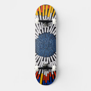 Skate Abstrato em fita—Starburst