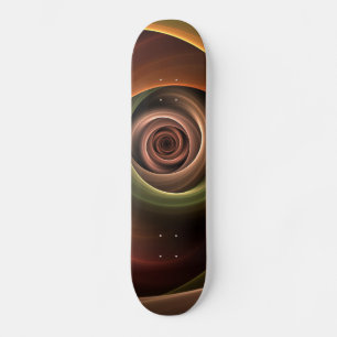Skate abstrato espiral 3D Cores quentes quentes Arte Fra