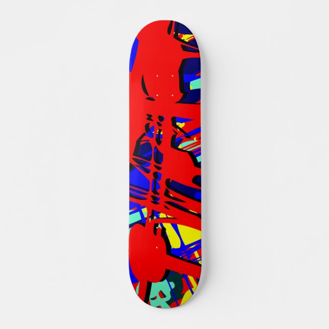 Skate Abstrato Expressionista 03 (Frente)