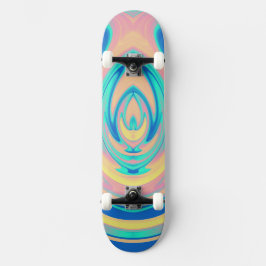 Skate Abstrato Flame 14