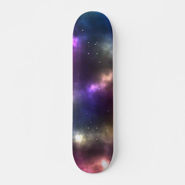 Skate Abstrato Galaxy Constellations Digital Art: V (Frente)