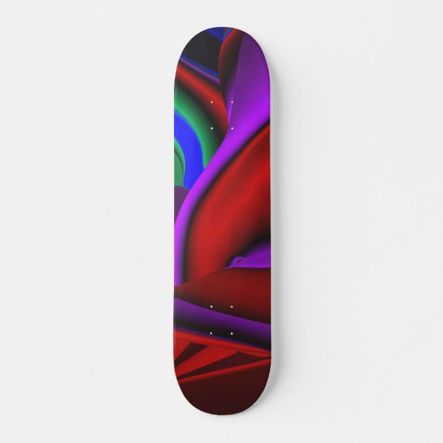 skate abstrato Girly Old School (Frente)