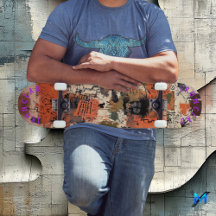 Abstrato Inspirado em Grafites Abstratos tons terr