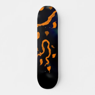 Skate Abstrato Laranja