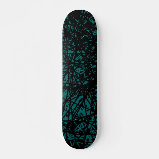 Skate Abstrato Lines - Moss Green (Frente)