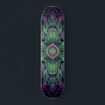 Skate Abstrato moderno - Roxo Fractal e Design Verde<br><div class="desc">Abstrato Fractal Purple e Design Verde modernos por Travis L. Lagasse de Gráficos Fllowstone.</div>