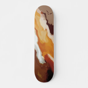 Skate Abstrato Pastel Paint Fox Tail Edition