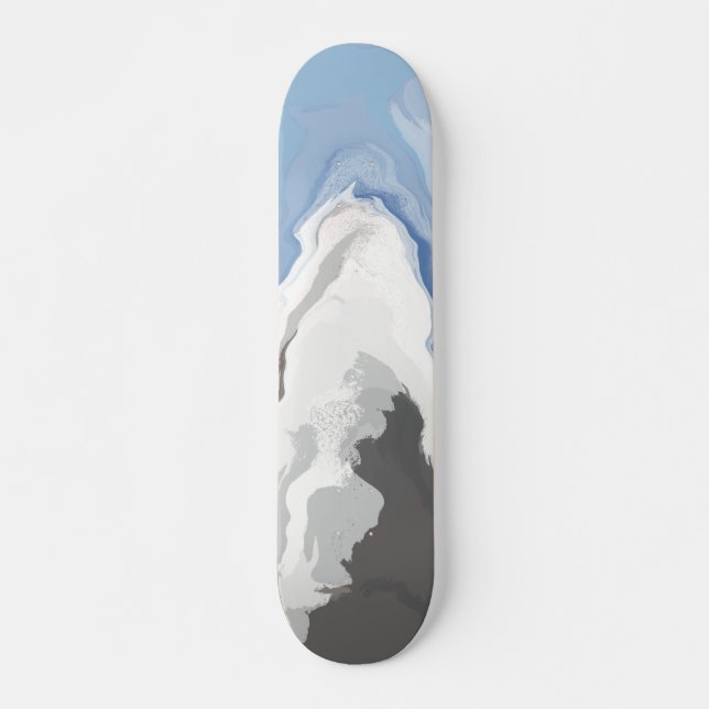 Skate Abstrato Pastel Paint Mountain Edition (Frente)