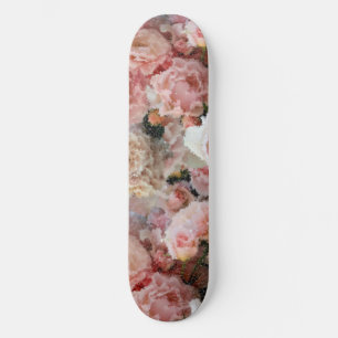 Skate Abstrato pastel rosa rosa sobrepõe pixel arte