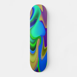 Skate Abstrato Rainbow