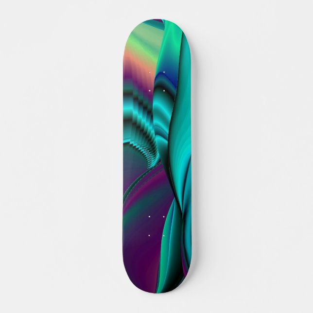 Skate Abstrato Rainbow (Frente)