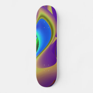 Skate Abstrato Rainbow