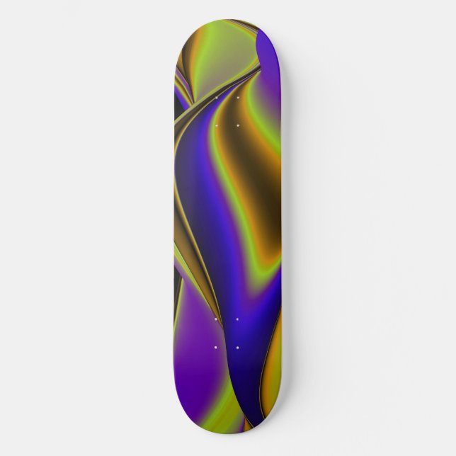 Skate Abstrato Rainbow (Frente)