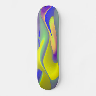 Skate Abstrato Rainbow