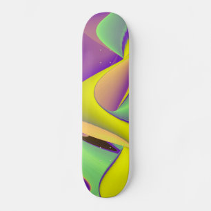 Skate Abstrato Rainbow
