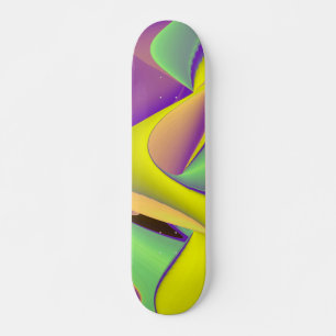 Skate Abstrato Rainbow