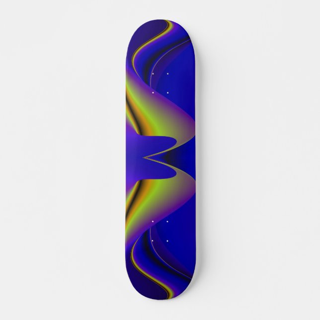 Skate Abstrato Rainbow (Frente)