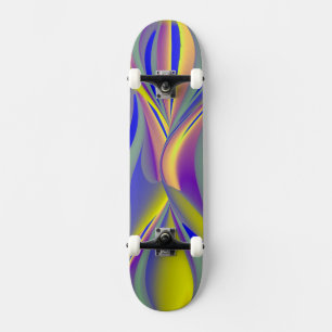 Skate Abstrato Regenbogen Augen