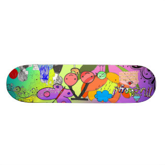 Skate abstrato retro