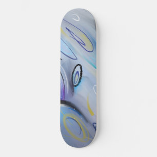 Skate Abstrato roxo