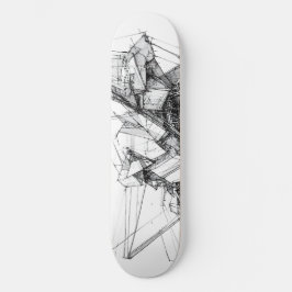 Skate Abstrato Sci-Fi