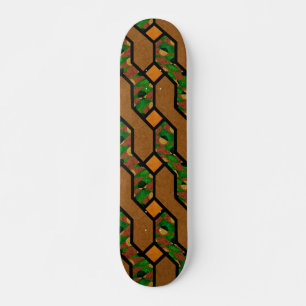 Skate Abstrato Shimmy Wood Patterno